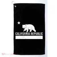 California Republic State Flag Golf Towel thumb 0