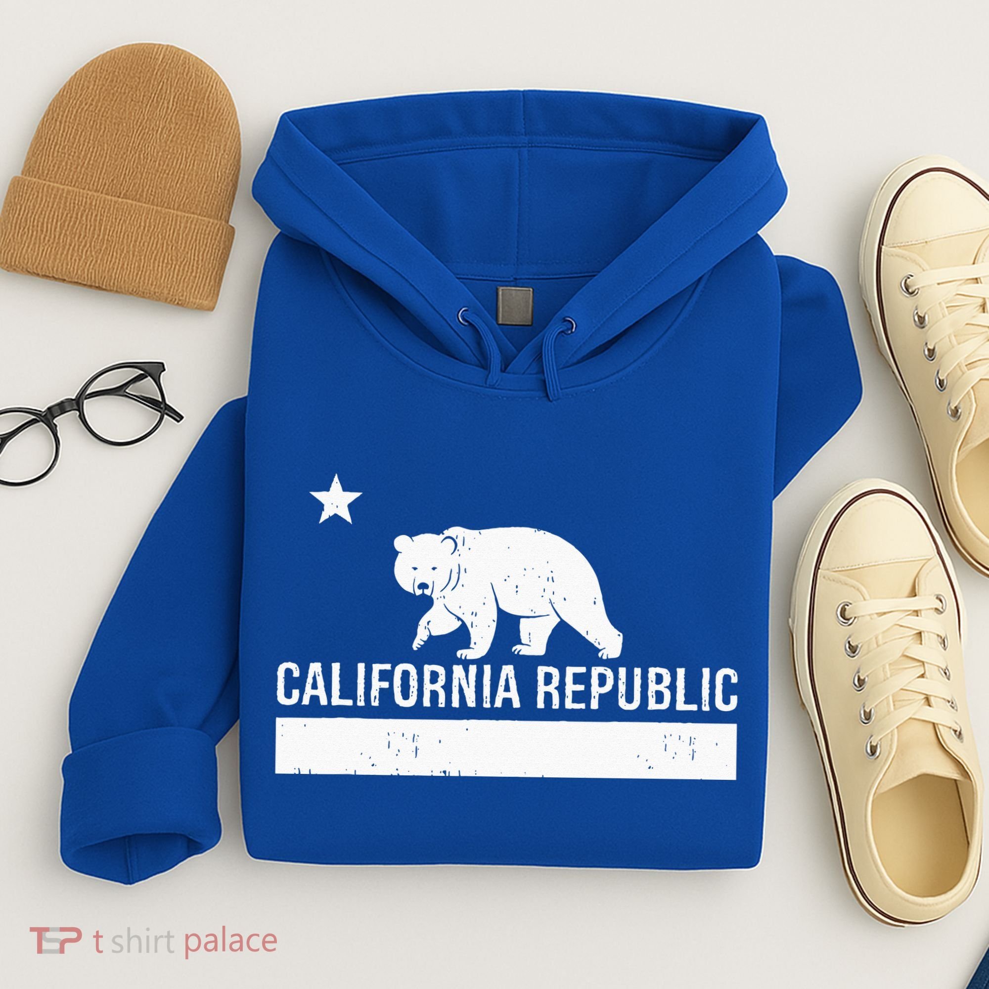 California Republic State Flag Hoodie