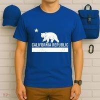 California Republic State Flag T-Shirt thumb 6