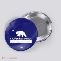 California Republic State Flag Button thumb 0