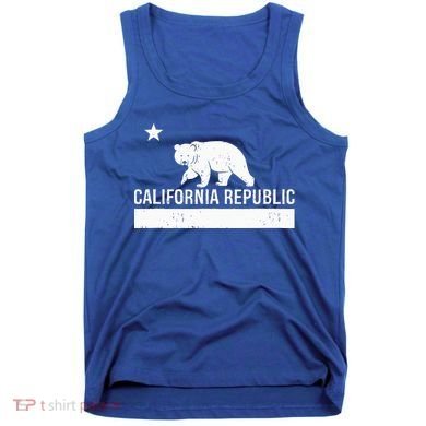 California Republic State Flag Tank Top