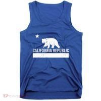 California Republic State Flag Tank Top thumb 0