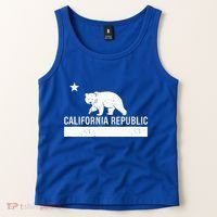 California Republic State Flag Tank Top thumb 2
