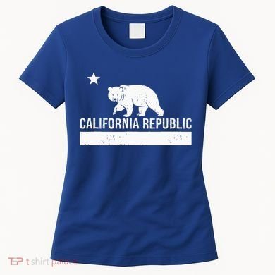 California Republic State Flag Women's T-Shirt