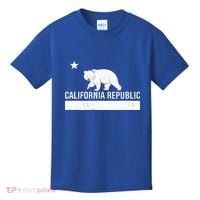 California Republic State Flag Kids T-Shirt thumb 0