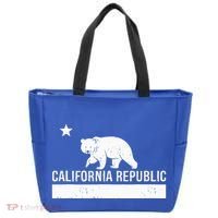 California Republic State Flag Tote Bag thumb 0