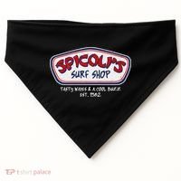 Cool Retro Spicoli’S Surf Shop Logo USA-Made Doggie Bandana thumb 0