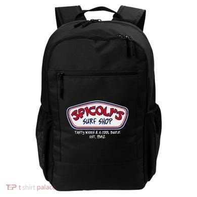 Cool Retro Spicoli’S Surf Shop Logo Backpack