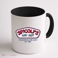 Cool Retro Spicoli’S Surf Shop Logo Coffee Mug thumb 1