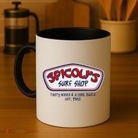 Cool Retro Spicoli’S Surf Shop Logo Coffee Mug thumb 4