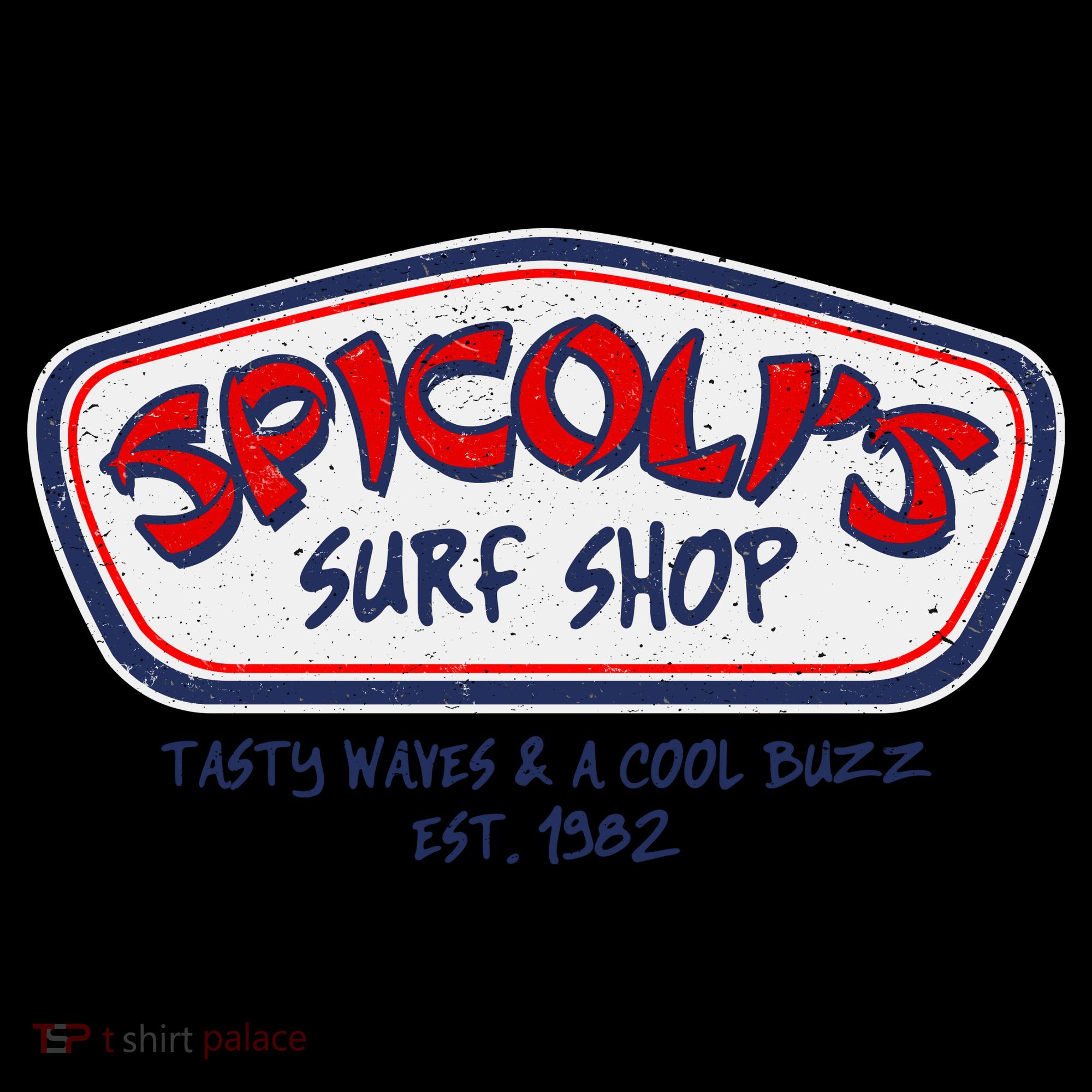 Cool Retro Spicoli’S Surf Shop Logo Coffee Mug