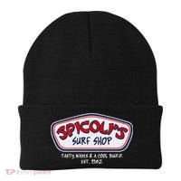 Cool Retro Spicoli’S Surf Shop Logo Beanie thumb 0