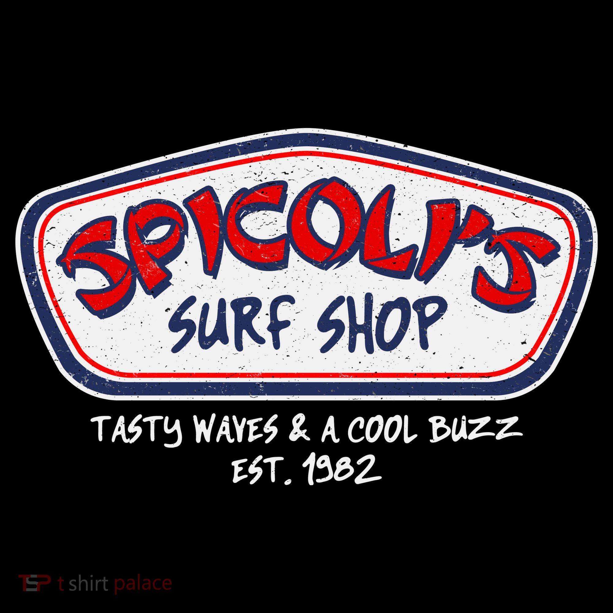 Cool Retro Spicoli’S Surf Shop Logo Women's Hoodie