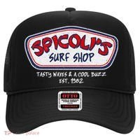 Cool Retro Spicoli’S Surf Shop Logo Hat thumb 0