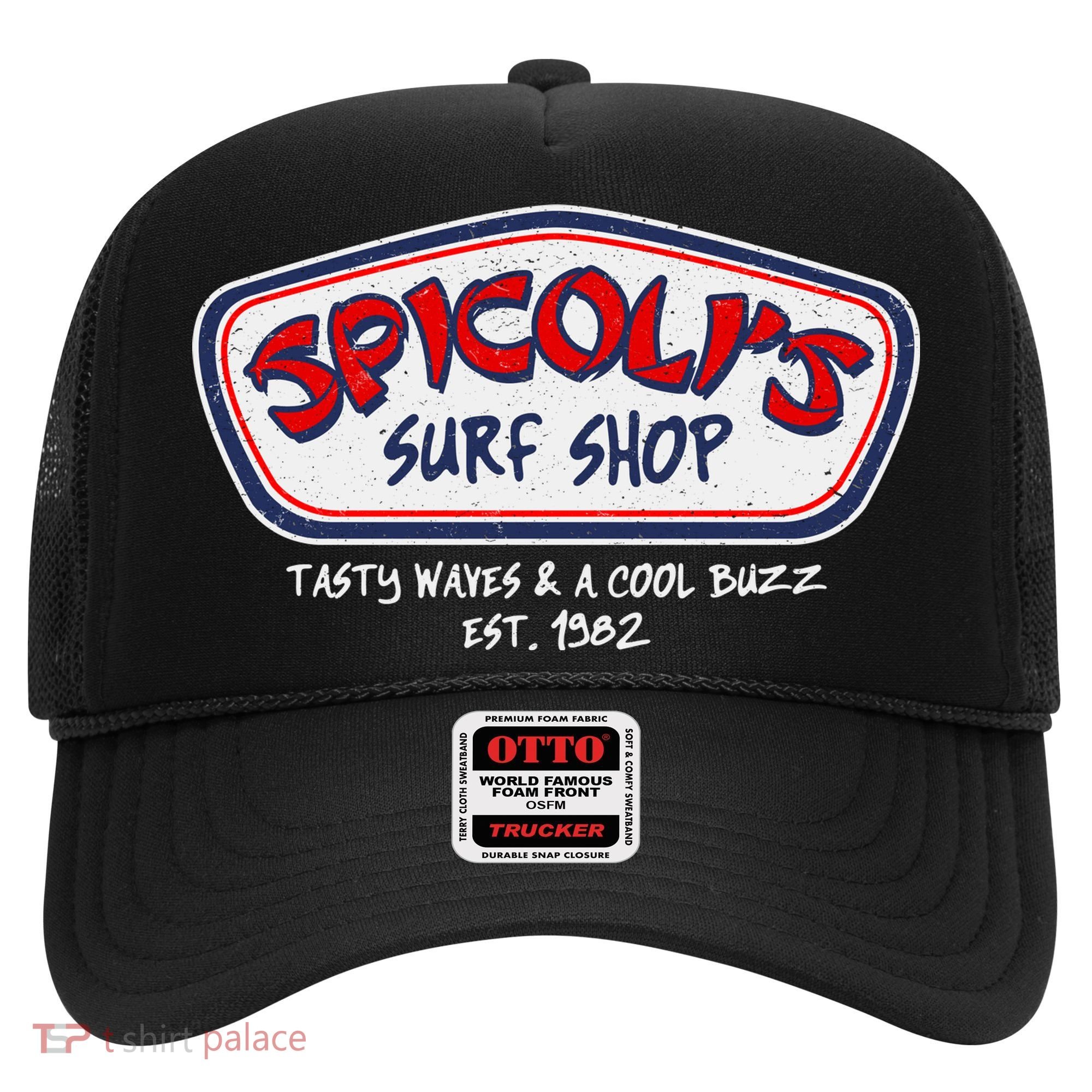 Cool Retro Spicoli’S Surf Shop Logo Hat