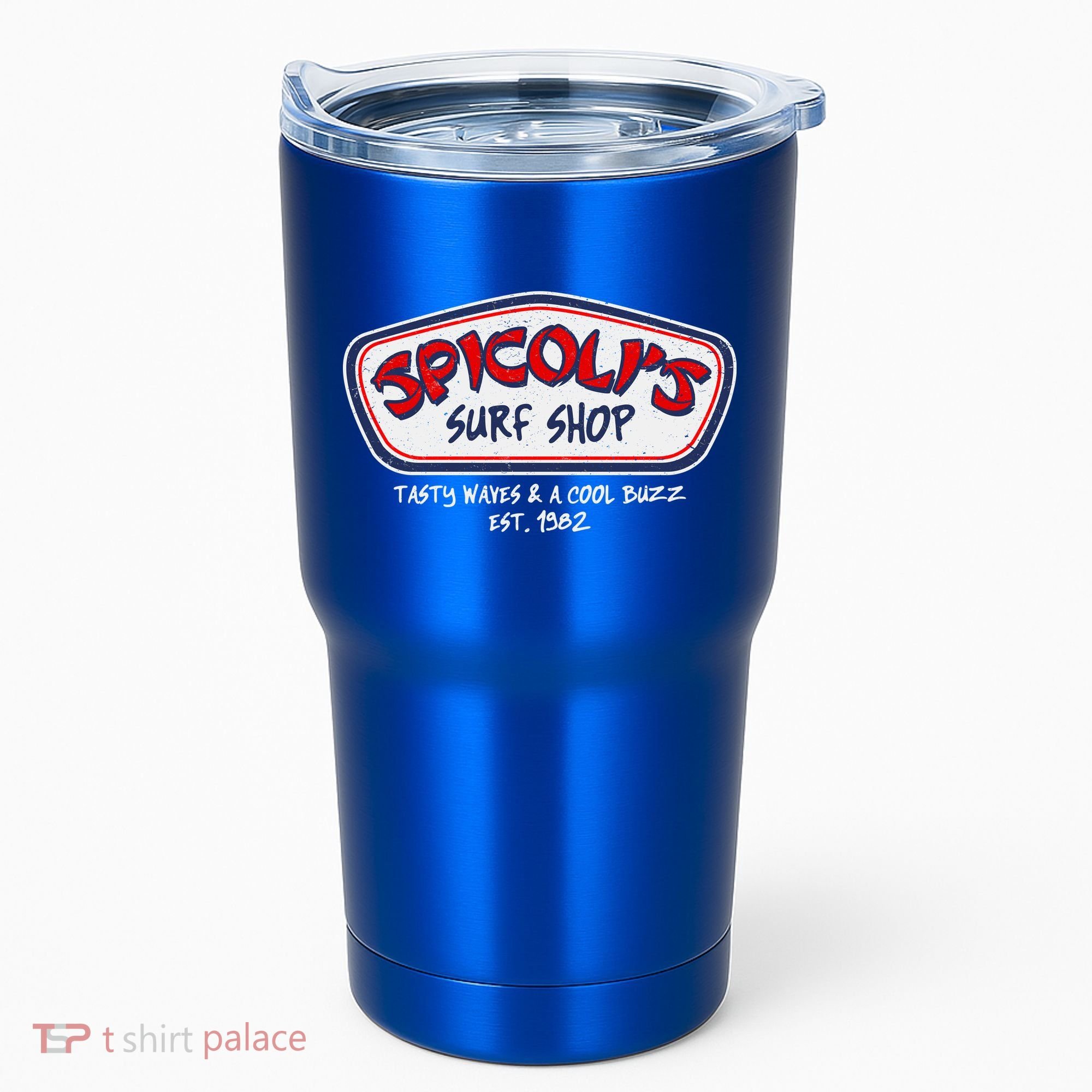 Cool Retro Spicoli’S Surf Shop Logo Tumbler
