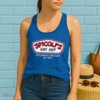 Cool Retro Spicoli’S Surf Shop Logo Women's Tank Top thumb 2