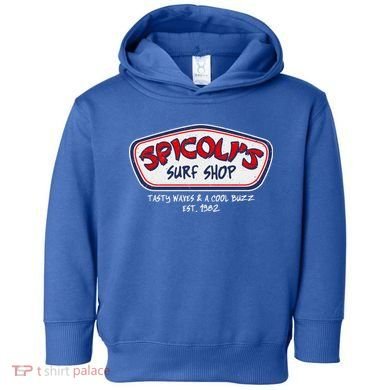 Cool Retro Spicoli’S Surf Shop Logo Toddler Hoodie