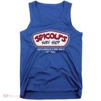 Cool Retro Spicoli’S Surf Shop Logo Tank Top thumb 0