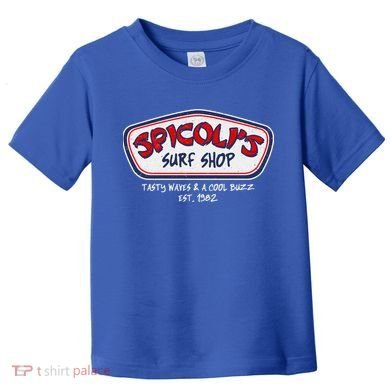 Cool Retro Spicoli’S Surf Shop Logo Toddler T-Shirt