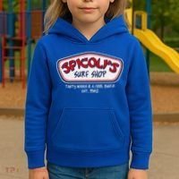 Cool Retro Spicoli’S Surf Shop Logo Kids Hoodie thumb 3