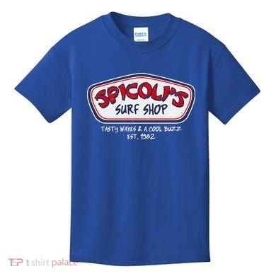 Cool Retro Spicoli’S Surf Shop Logo Kids T-Shirt