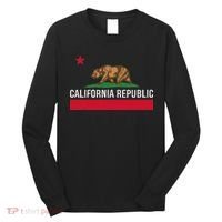 California Republic State Flag Long Sleeve Shirt thumb 0