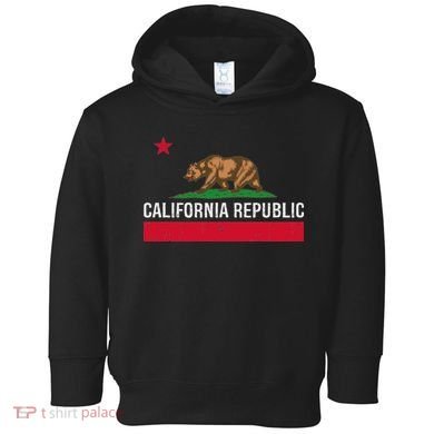 California Republic State Flag Toddler Hoodie