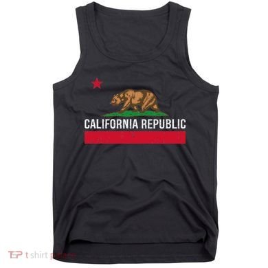 California Republic State Flag Tank Top