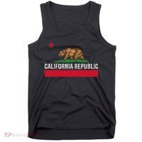 California Republic State Flag Tank Top thumb 0