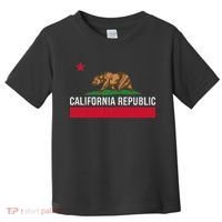California Republic State Flag Toddler T-Shirt thumb 0