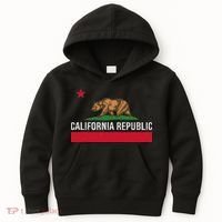 California Republic State Flag Kids Hoodie thumb 0