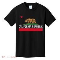 California Republic State Flag Kids T-Shirt thumb 0