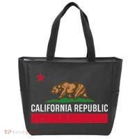 California Republic State Flag Tote Bag thumb 0