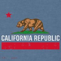 California Republic State Flag Comfort Colors Garment-Dyed Hooded Sweatshirt thumb 2
