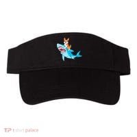 Corgi Riding Shark Visor thumb 0