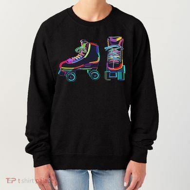 Colourfull Roller Skate Novelty Rollerskate Skating Women's Sweatshirt