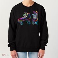 Colourfull Roller Skate Novelty Rollerskate Skating Women's Sweatshirt thumb 0