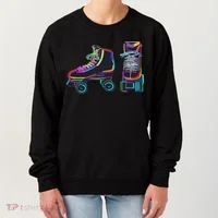 Colourfull Roller Skate Novelty Rollerskate Skating Women's Sweatshirt thumb 0