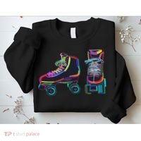 Colourfull Roller Skate Novelty Rollerskate Skating Sweatshirt thumb 2