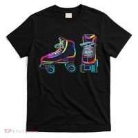 Colourfull Roller Skate Novelty Rollerskate Skating T-Shirt thumb 0