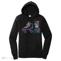 Colourfull Roller Skate Novelty Rollerskate Skating Women's Hoodie thumb 0