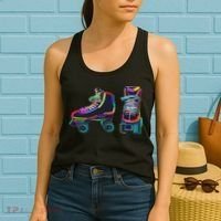 Colourfull Roller Skate Novelty Rollerskate Skating Women's Tank Top thumb 2