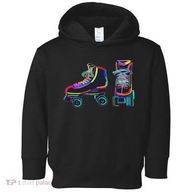 Colourfull Roller Skate Novelty Rollerskate Skating Toddler Hoodie