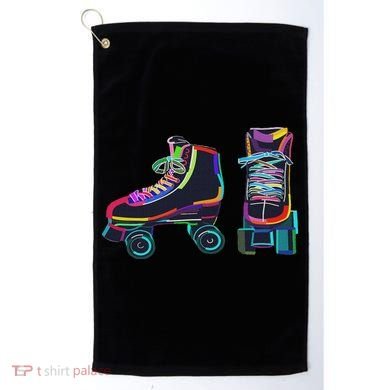 Colourfull Roller Skate Novelty Rollerskate Skating Golf Towel