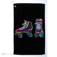Colourfull Roller Skate Novelty Rollerskate Skating Golf Towel thumb 0