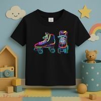Colourfull Roller Skate Novelty Rollerskate Skating Toddler T-Shirt thumb 3