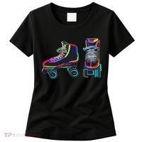 Colourfull Roller Skate Novelty Rollerskate Skating Women's T-Shirt thumb 0