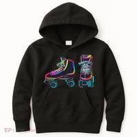 Colourfull Roller Skate Novelty Rollerskate Skating Kids Hoodie thumb 0
