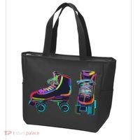 Colourfull Roller Skate Novelty Rollerskate Skating Tote Bag thumb 3